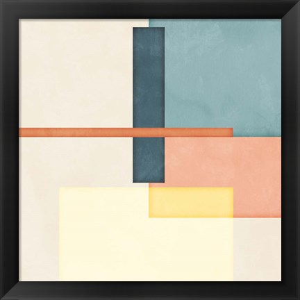 Framed Block Square II Print