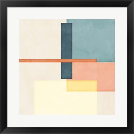 Framed Block Square II Print