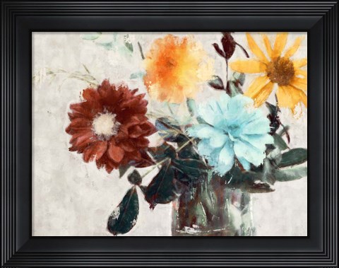 Framed Summer Bouquet II Print