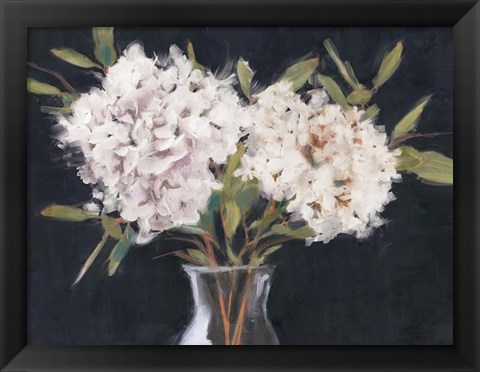 Framed Simple Hydrangeas Print