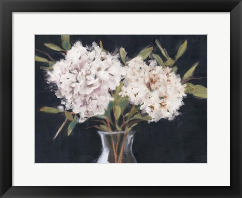 Framed Simple Hydrangeas Print