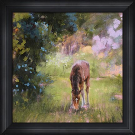Framed Spring Time Foal II Print
