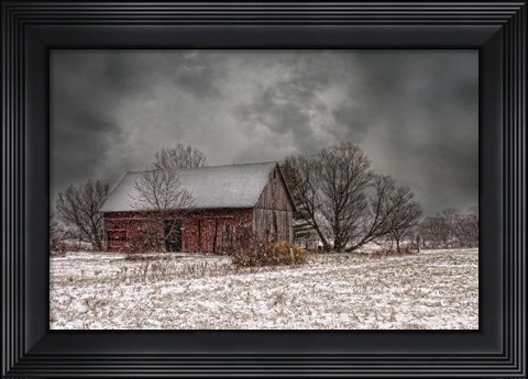 Framed Weathering Winter Print