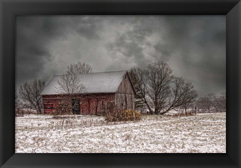 Framed Weathering Winter Print