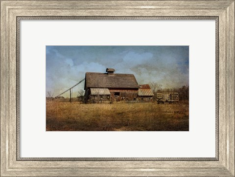 Framed Old Hay Barn Print