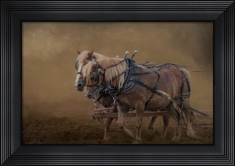 Framed Getting the Job Done Print