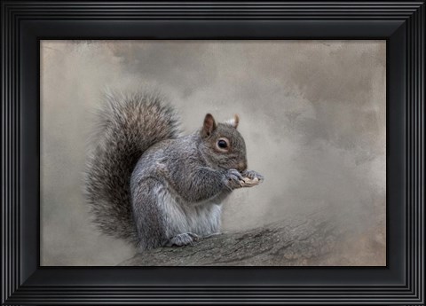 Framed Winter Nibbles Print