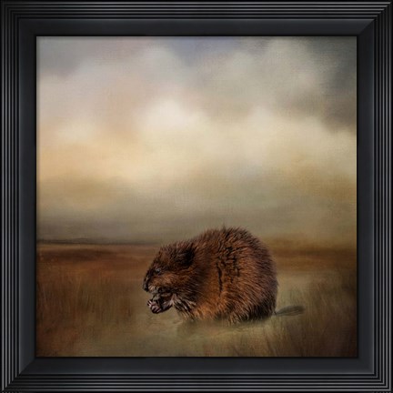 Framed Breakfast at the Marsh Print