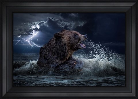 Framed Lightning Warrior Print