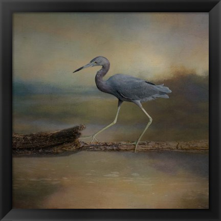 Framed Walking the Balance Beam Print