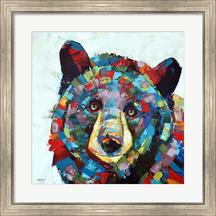 Framed Bear Print