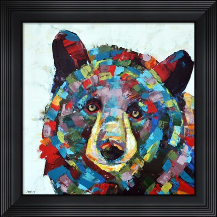 Framed Bear Print