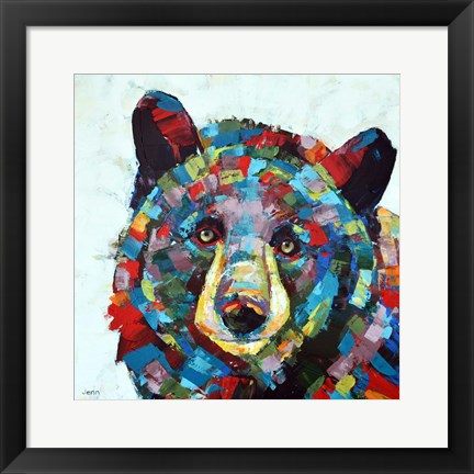 Framed Bear Print