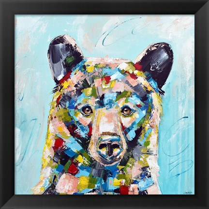 Framed Black Bear No. 2 Print