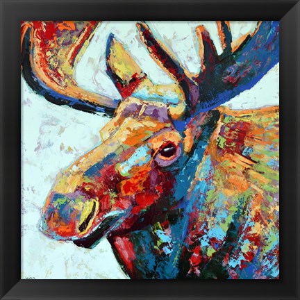 Framed Moose Print