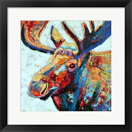 Framed Moose Print