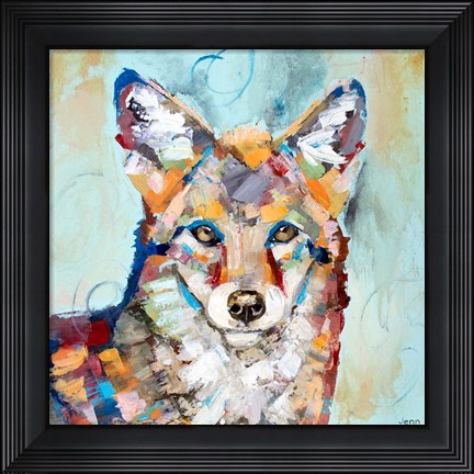 Framed Coyote Print