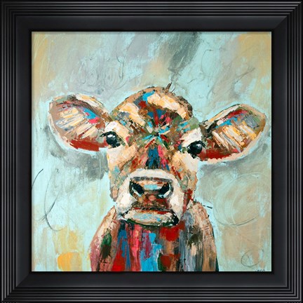 Framed Jersey Cow Print