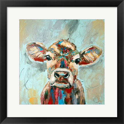 Framed Jersey Cow Print