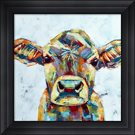 Framed Cow Print