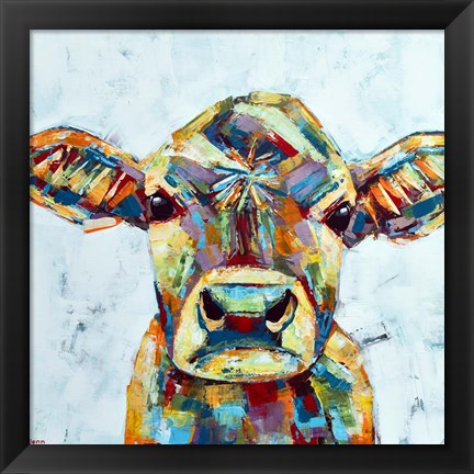 Framed Cow Print