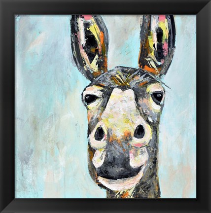 Framed Donkey Print