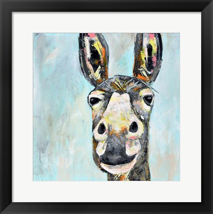 Framed Donkey Print