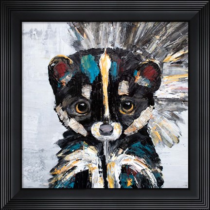 Framed Skunk Print