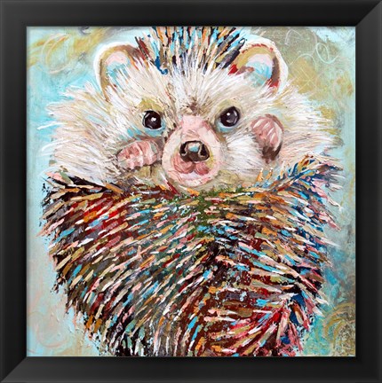 Framed Hedgehog Print