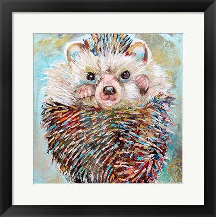 Framed Hedgehog Print