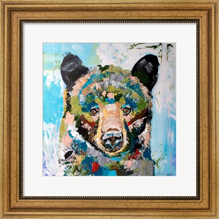 Framed Bear Print