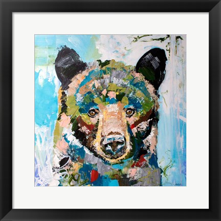 Framed Bear Print