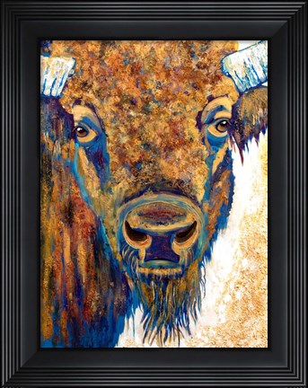 Framed Mama Bison Print