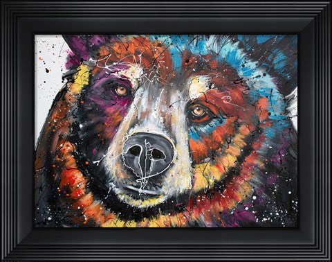 Framed Midnight Bear Print