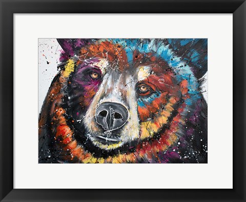 Framed Midnight Bear Print
