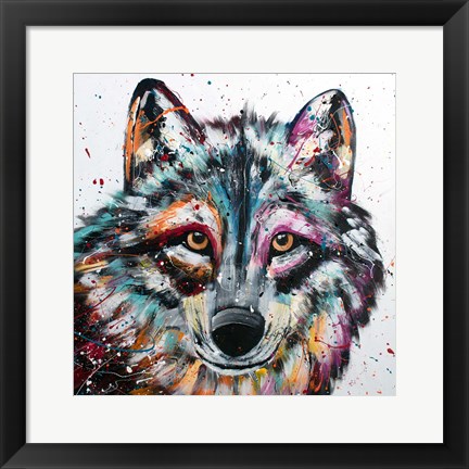 Framed Wolf Print
