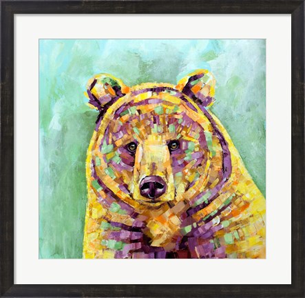 Framed Dandelion Bear Print
