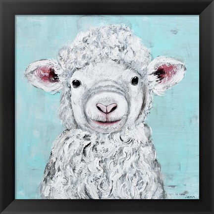 Framed Little Lamb Print