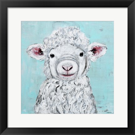 Framed Little Lamb Print