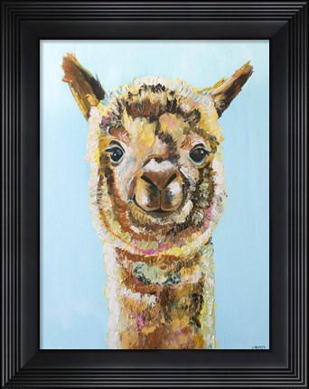 Framed Brown Alpaca Print