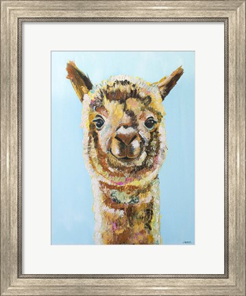 Framed Brown Alpaca Print