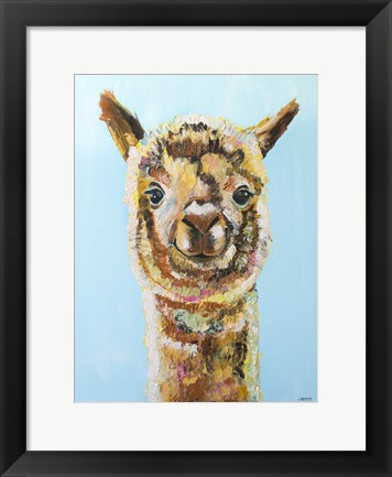 Framed Brown Alpaca Print