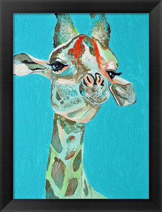 Framed Doc Giraffe Print