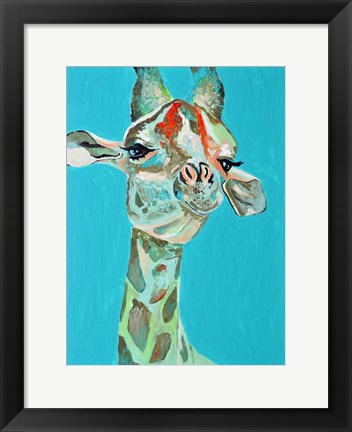 Framed Doc Giraffe Print