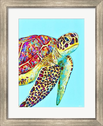 Framed Sea Turtle Print