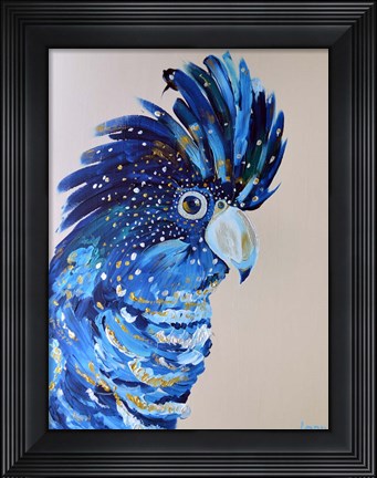 Framed Coco the Cockatoo Print