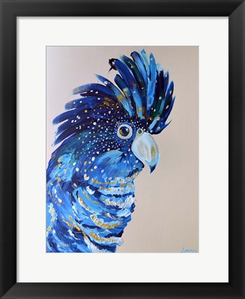 Framed Coco the Cockatoo Print
