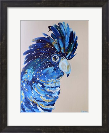 Framed Coco the Cockatoo Print