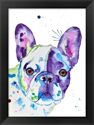 Framed Frenchie No. 2 Print