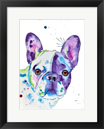 Framed Frenchie No. 2 Print